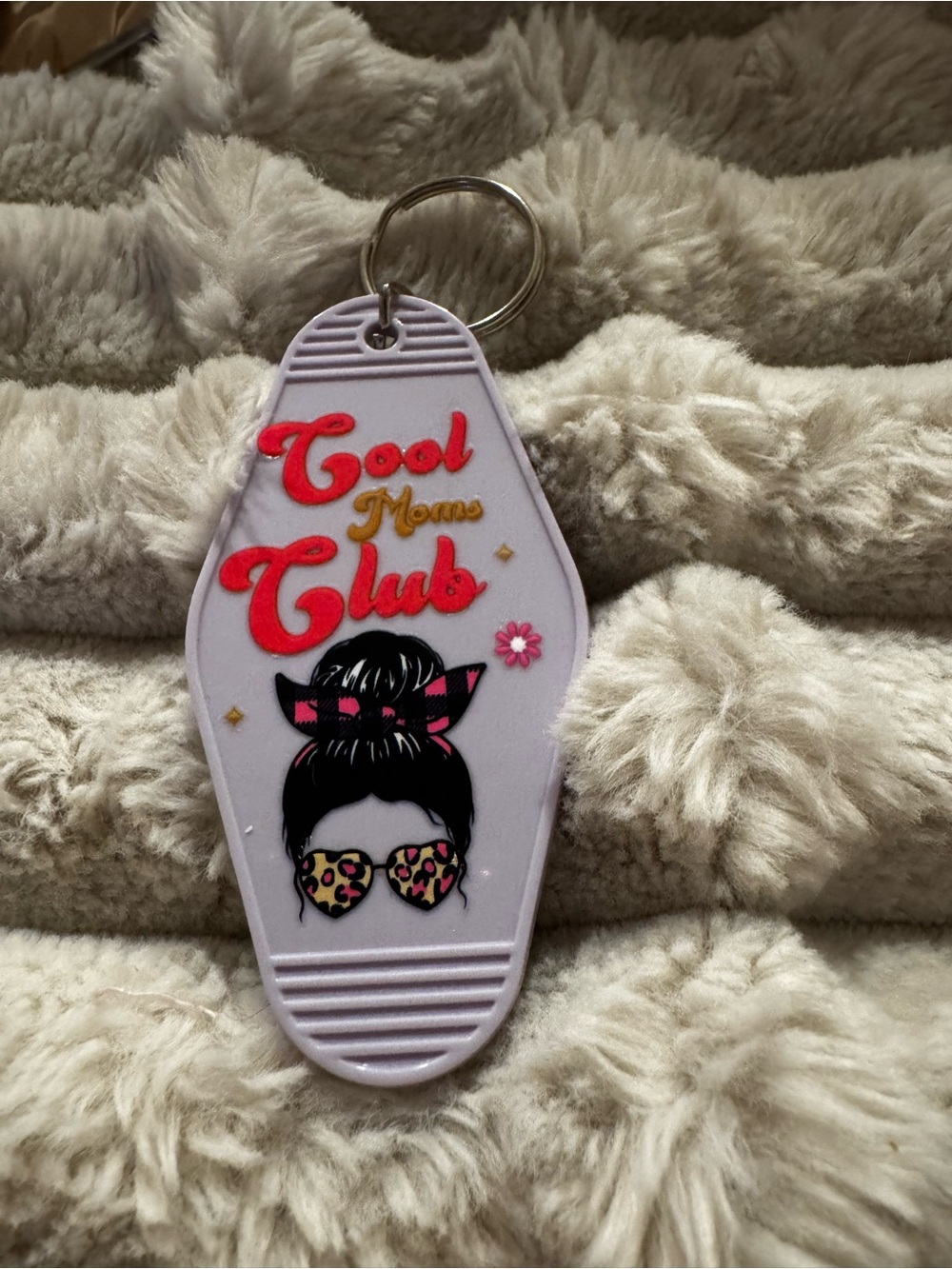 Cool Moms Club Lavender Keychain Accessory